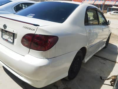Toyota se saloon model 2004 white color outer side touch-up inner Room
