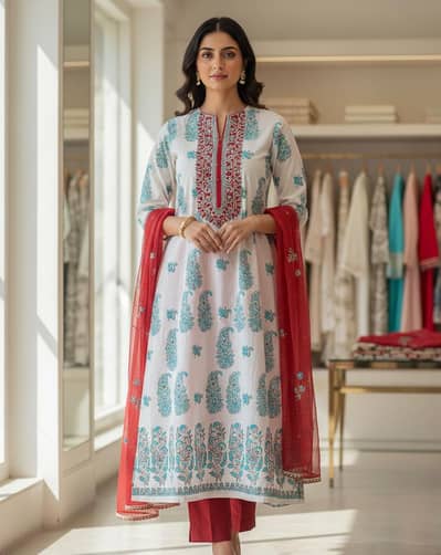 dresses / 2pc 3pc suit unstitches printed suit / lawn suits for sale