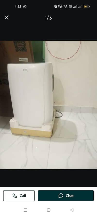 TCL 1 Ton Portable AC For Sale WhatsApp 0341=020=77=36