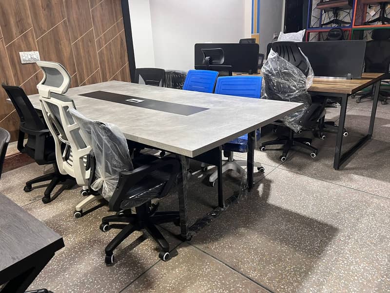 Meeting Conference Table Workstation Computer Table Office Chair ...