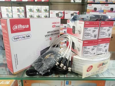 DAHUA 4channal satup 2mp