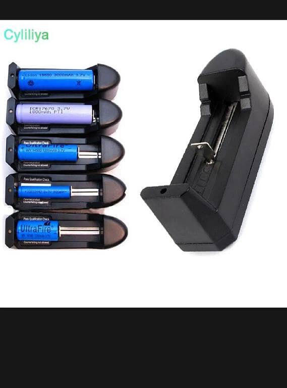 Universal All-Cell Battery Charger for 18650, 14500, 16340, 26650 and More