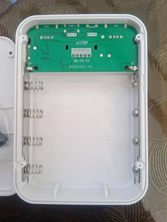 DIY 4-Cell 18650 Power Bank Case – Dual USB Output, Type-C + Micro USB Input, Smart Fast Charging PCB