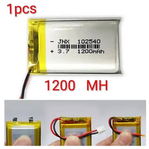 Luxmate TM 3.7V 1200mAh Li-Po Battery with PCM Protection (Model 103040)