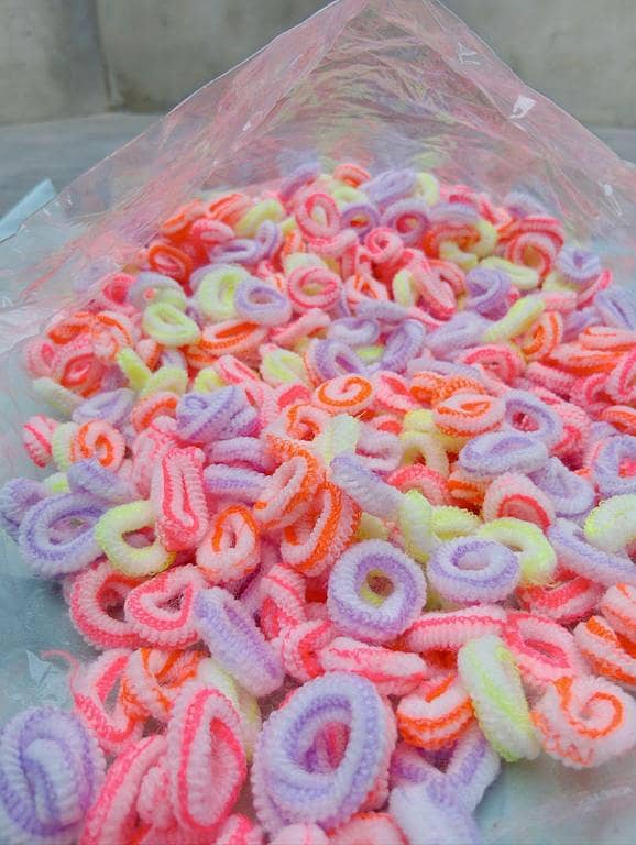 (pack of 50 )hearbend for princess hear elastic metryal