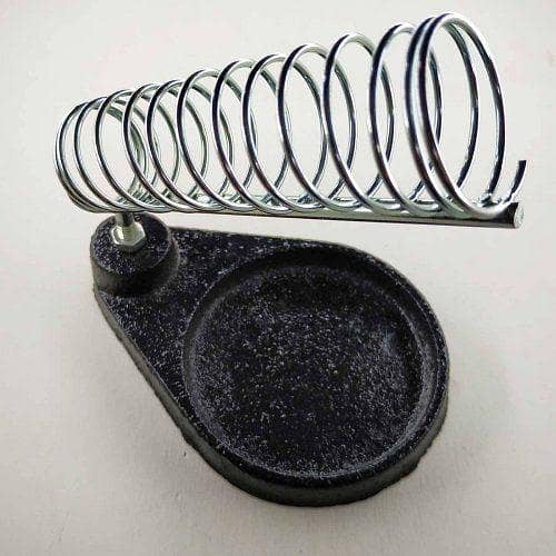Soldering Iron Stand with Coil Holder | Durable Metal Base | Safety Support for Soldering Iron Tool