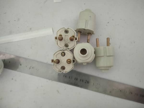 Pack of 2: 2-Pin 16 Amp Plug Switch (Two Pin Plug)