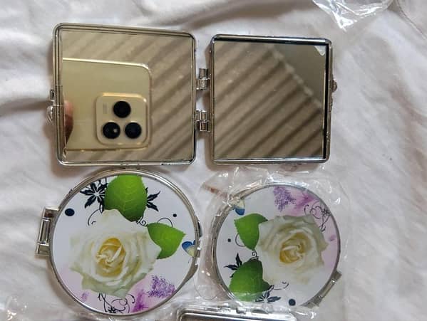 Portable Mirror: Compact Folding Makeup and Travel Mirror