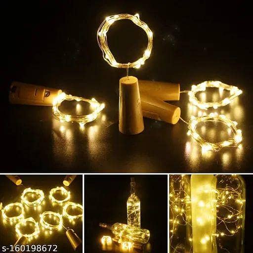 Fairy Light Golden Bright – 6 to 7 ft Wire, High-Quality LEDs