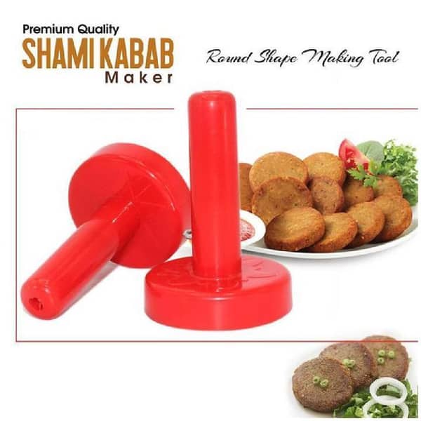 Shami Kabab Maker (Hand Press) – Perfect Round Kababs, Easy & Hygienic