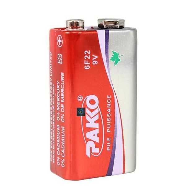 Pasko 9V Battery – Long-Lasting Power Cell with Extended Shelf Life