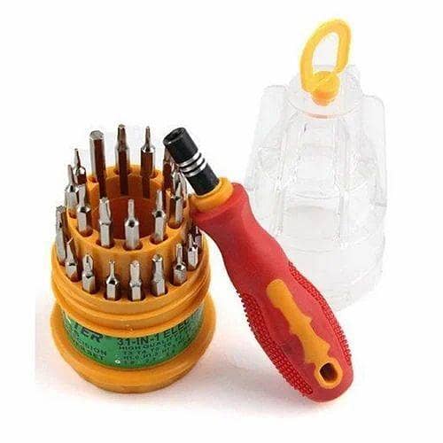 31-in-1 Precision Screwdriver Set: Magnetic Bits for Mobile, Laptop, Watch & Electronics
