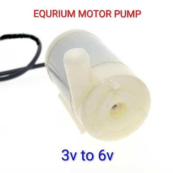 micro submersible water pump EQURium 3V–6V DC