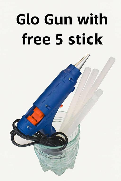20W Hot Glue Gun with 5 Free Glue Sticks – Electric Glue Gun