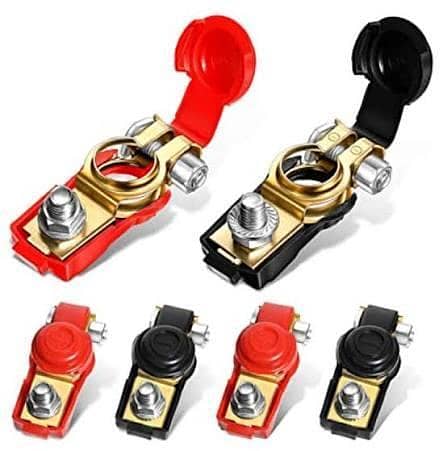 4pcs (2 pears) best quality ang long time use full battery tarminal ( home battery &car battery $and then All battery usefull