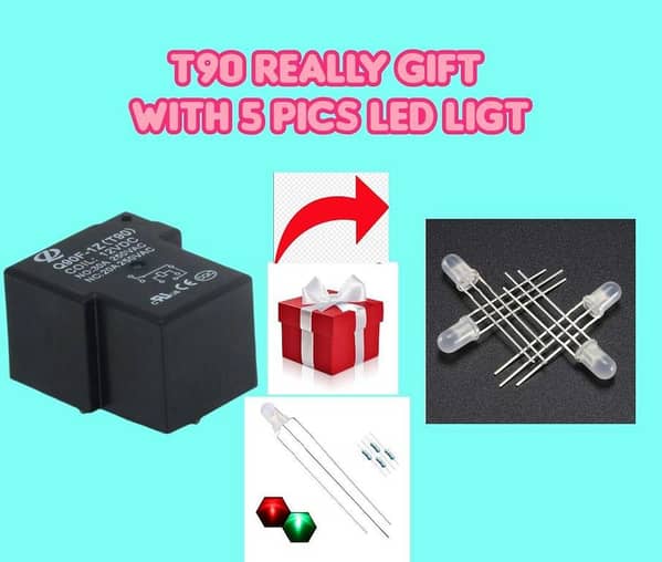 T90 REALLY 12v 30A   with 5pics 5mm LED lights