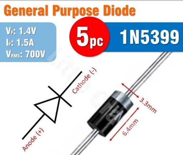 5 pcs 5399 diode rectifier