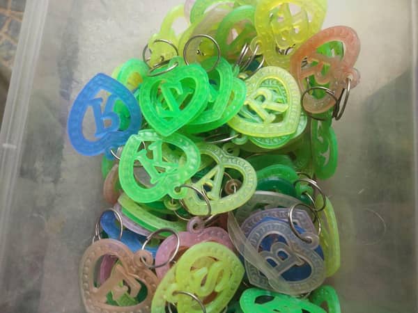 (20 pcs) ABC & Keychains