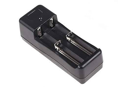2 Cell Battery Charger | Dual Slot Charger for 18650, 26650, 14500, 10440/ Rechargeable Batteries | Smart LED Indicator | Fast Charging
