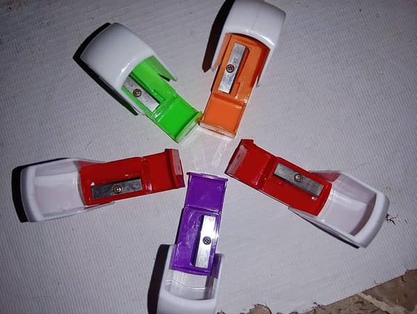 Pack of 5 Stylish Pencil Sharpeners for Students