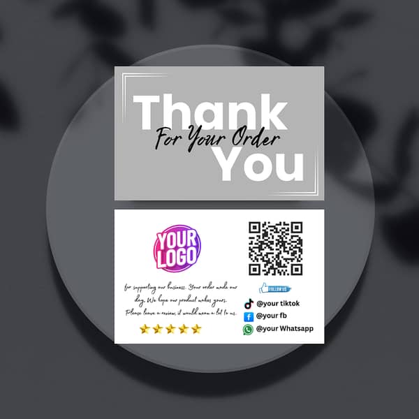 Online Shop Card – Customizable Visiting Card and Invitations