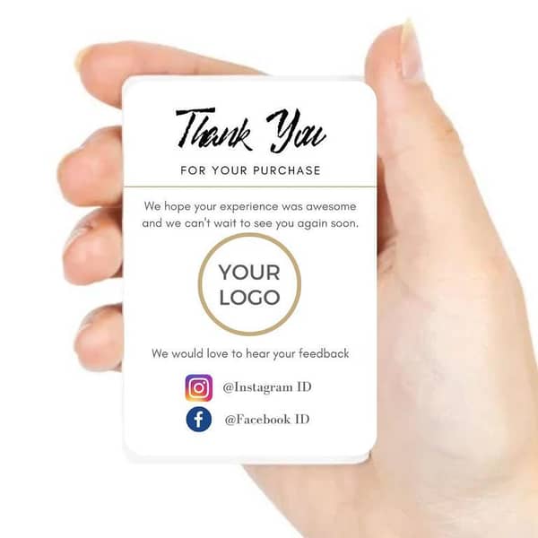 Thank You Card – Customize Card, Visiting Card, and Small Business Card
