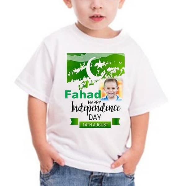 14 August dress - Pakistan day t shirt - Independence day T shirt - T shirt for boys and girls