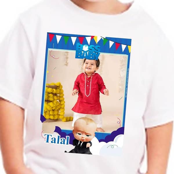 Customize T shirt - Name T shirt - Boss Baby T shirt - Birthday T shirt - T shirt for Boys - Baby Boss T shirt - T shirt for Girls - Kids T shirt - Birthday Gift