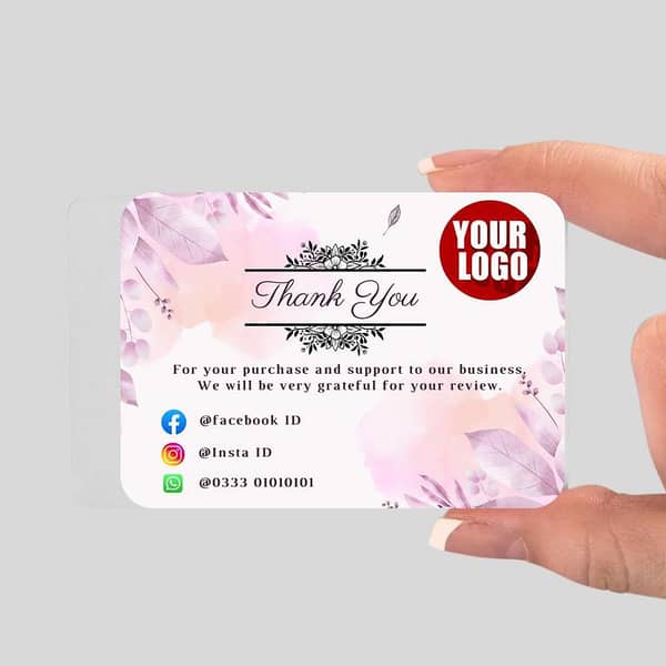 Online Shop Card - Customize Card - Invitation, Visiting, and Thank You Cards for Small Businesses