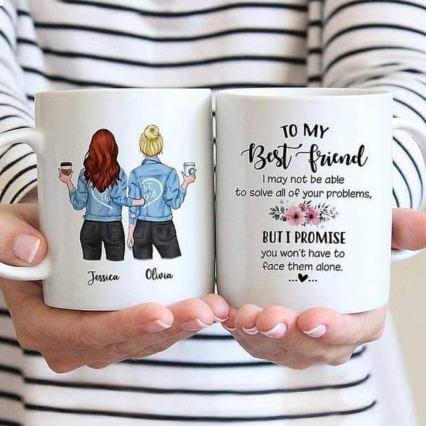 Customize Mug - Friendship Mug - Name  mug - Picture Mug - Gift for friend - Best friends Forever - Gift item