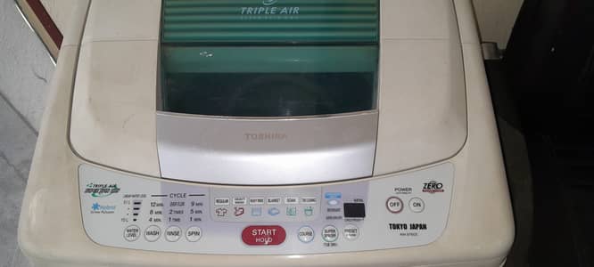 Toshiba fully automatic washing machine and dryer