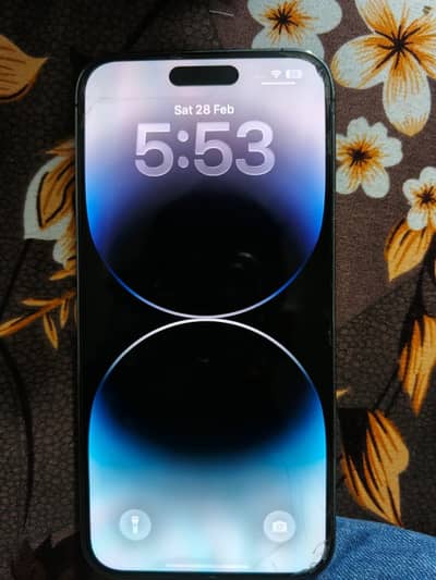 I phone 14 pro max water pack 128 gb 10by9