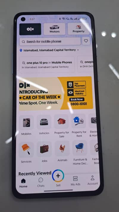 OnePlus 9r Good condition (Minor line on screen)