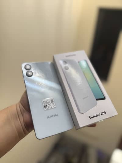 Samsung galaxy A06 4/128 complete box accessories