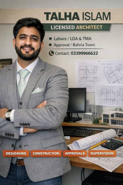 Licensed Architect Lahore | LDA & TMA Approval • House&Interior Design
