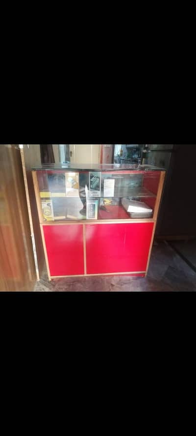 Mobile Shop Glass Counter for Sale – Good Condition