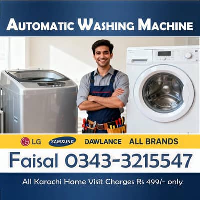 Automatic Washing Machine Repair Orient Pel Dawlance Samsung LG Haier