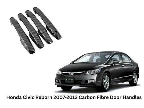 Honda Civic Reborn 2007-2012 Carbon Fibre Door Handle Cover – Stylish Protection