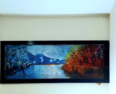 Autumn Reflections by the Lake