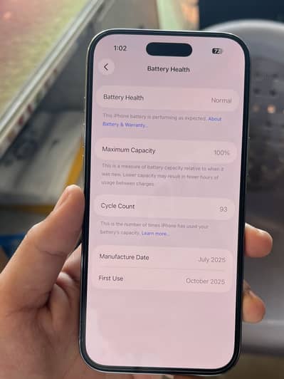 iphone 17 air jv 100 battery health
