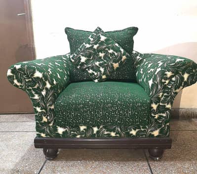 New solid wood Sofa set for sale just two months use