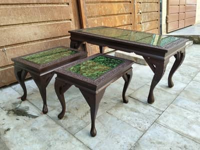 wood table  wood ok and premium lock