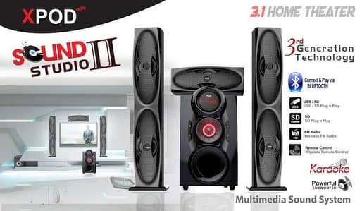 XPOD Sound Studio II Home Theater Speakers