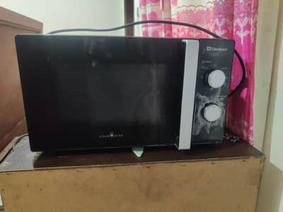 microwave in black color