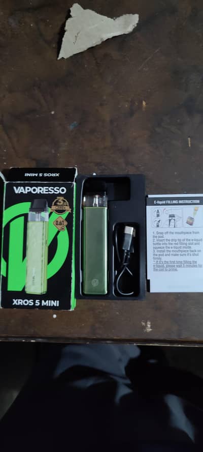 vopresso xros 5 mini  10/10 full lush 4 din use kiya haii