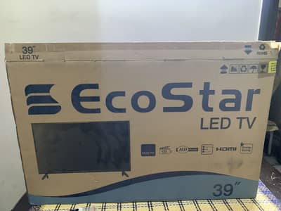EcoStar 39" LED TV - Only 2 Months Used - Brand New Condition