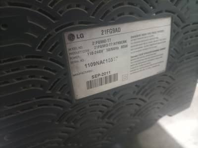 LG tv 21 for sale location Lahore Iqbal town what's app or cell phone