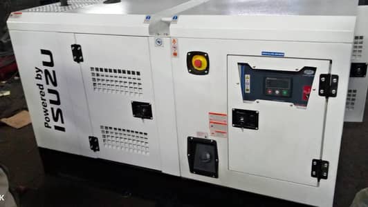 Brand New Isuzu 20kVA Diesel Generator – Soundproof | 2 Years Warrant