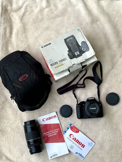 Canon EOS 1300D DSLR for Sale Excellent Condition 9/10