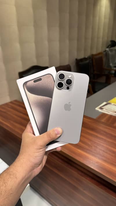 IPhone 15 Pro Max 256GB HK 100% BH WATERPACK PTA APPROVED